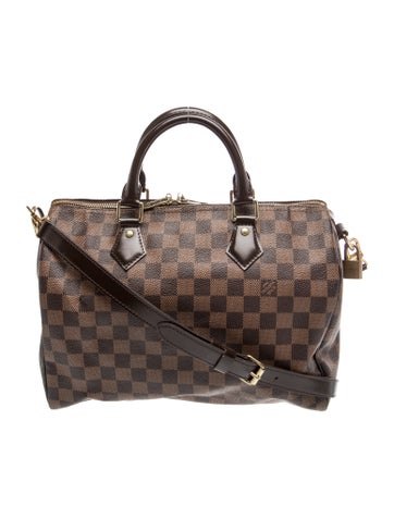 Louis Vuitton Damier Ebene Speedy Bandouliere 30
