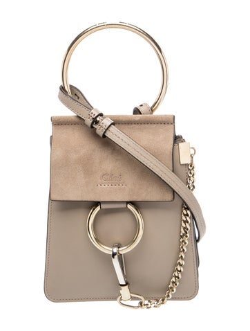 Chloe Leather Faye Bracelet Mini, Mini