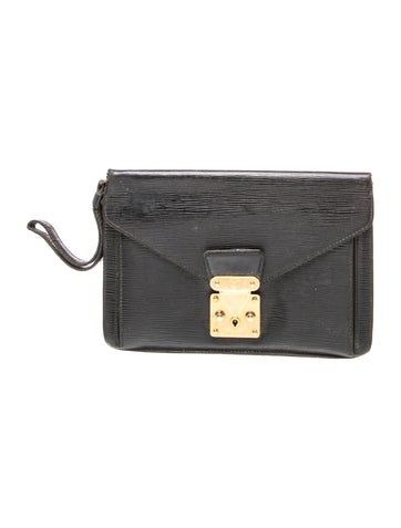 Epi Leather Pochette Sellier Dragonne