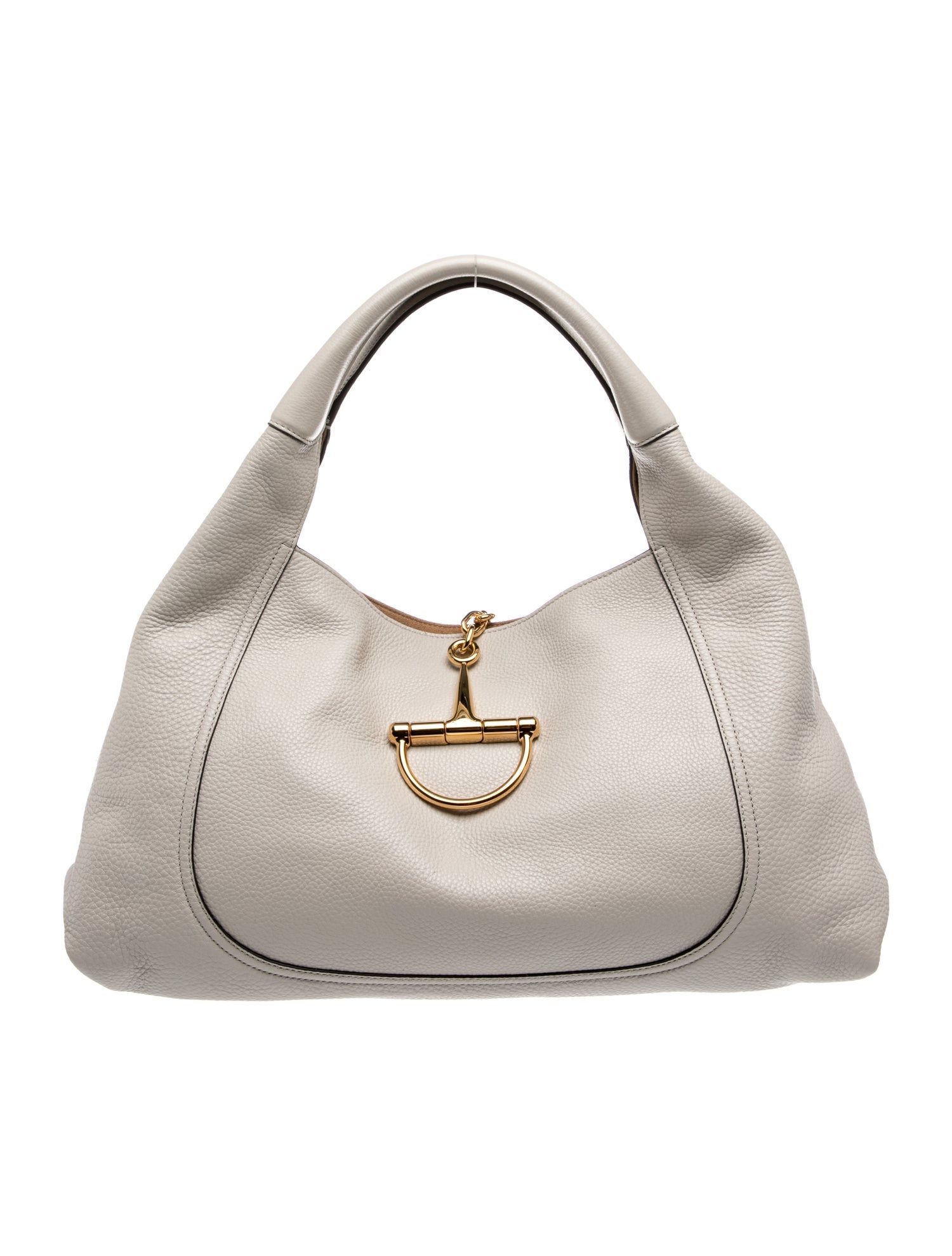 GG Grained Calfskin Softbit Maxi Hobo Bag