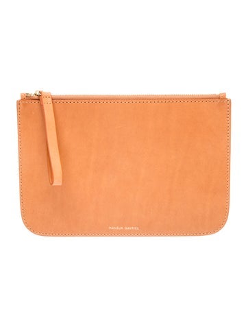 Mansur Gavriel Leather Clutch