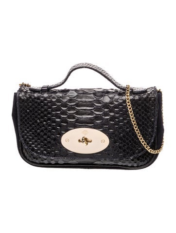Embossed Leather Shoulder Bag