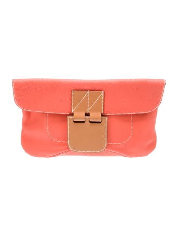 Hermes Clemence Vache Hunter Virevolte 35 Clutch
