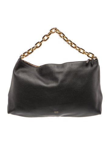 Khaite Leather Clara Shoulder Bag Medium