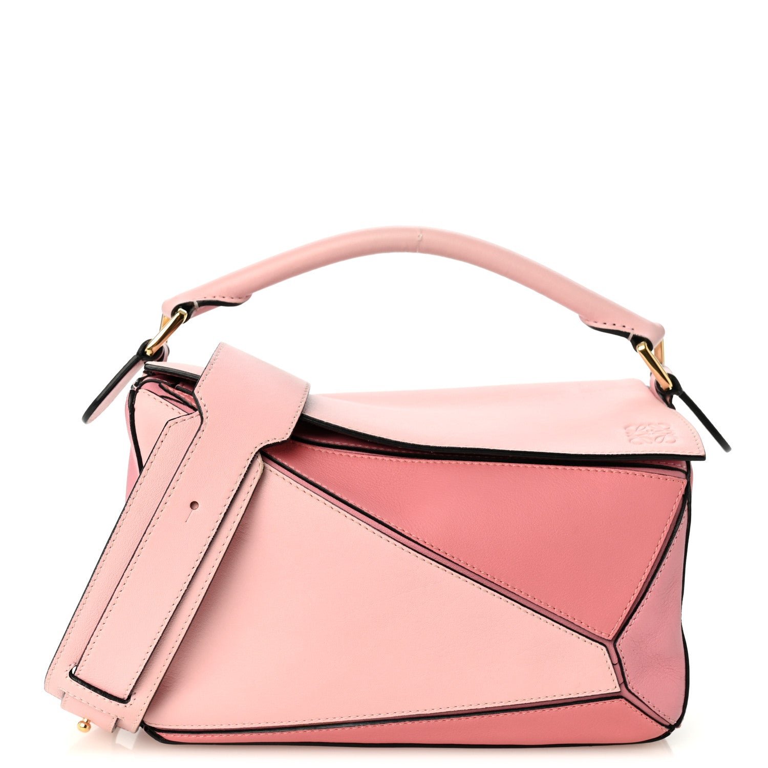 Loewe Calfskin Small Puzzle Bag Soft Pink