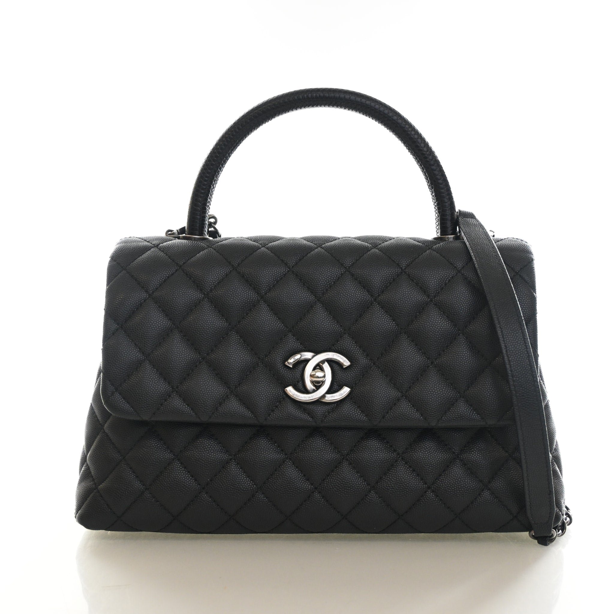 Chanel Medium Caviar Coco Handle Bag
