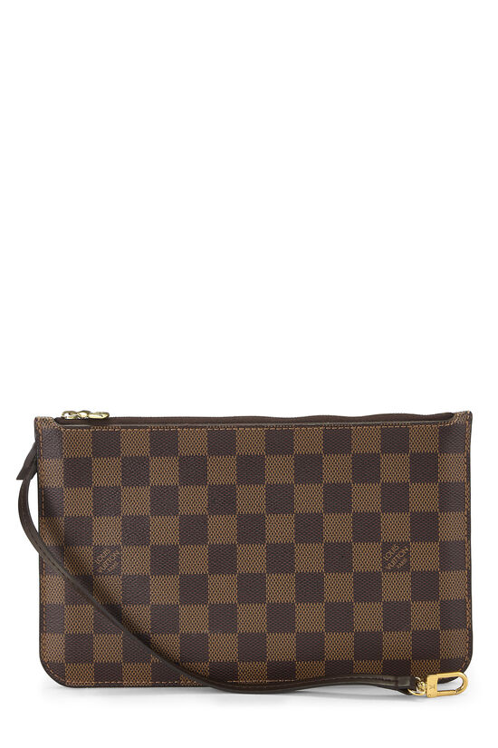 Louis Vuitton Damier Ebene Neverfull Pouch MM NM