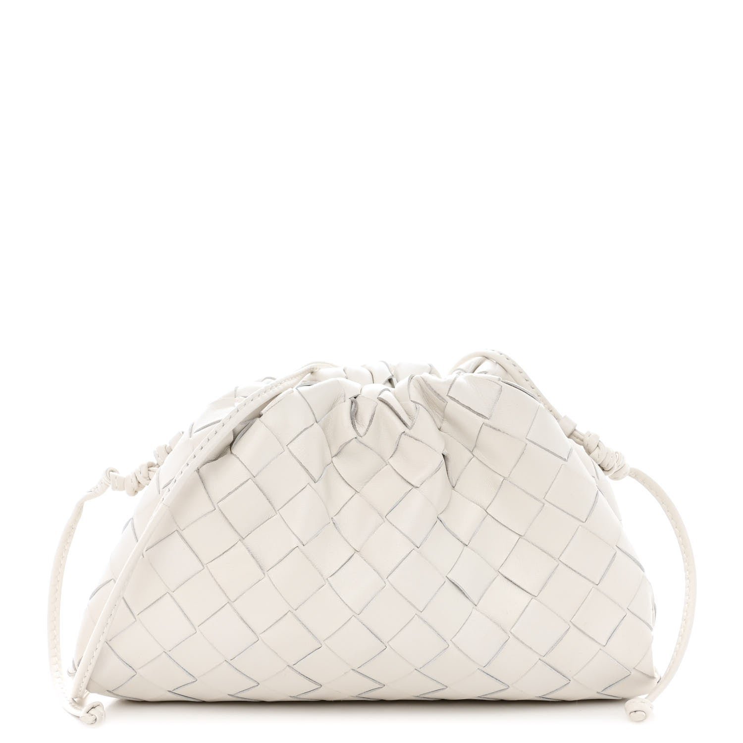 Bottega Veneta Nappa Intrecciato The Mini Pouch Chalk