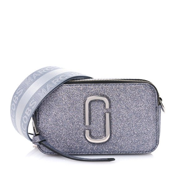 Marc Jacobs Glitter The Galatic Snapshot Camera Bag Silver