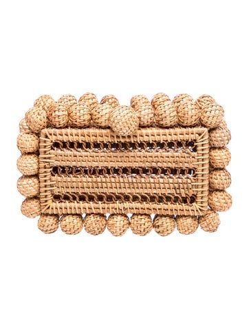 Cult Gaia Rattan Clutch w/ Tags