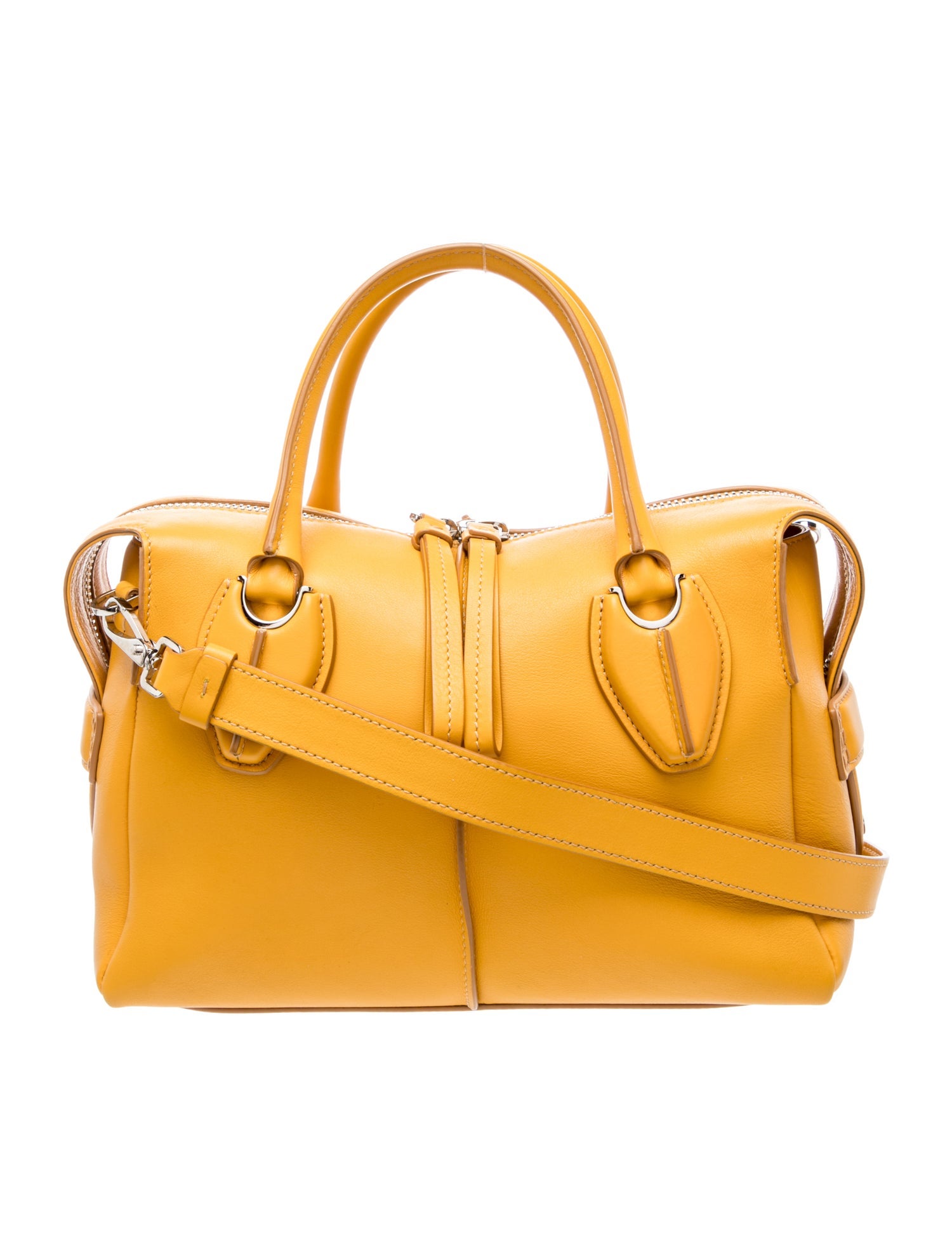 Leather Top Handle Bag