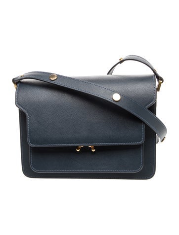 Marni Saffiano Leather Crossbody Bag