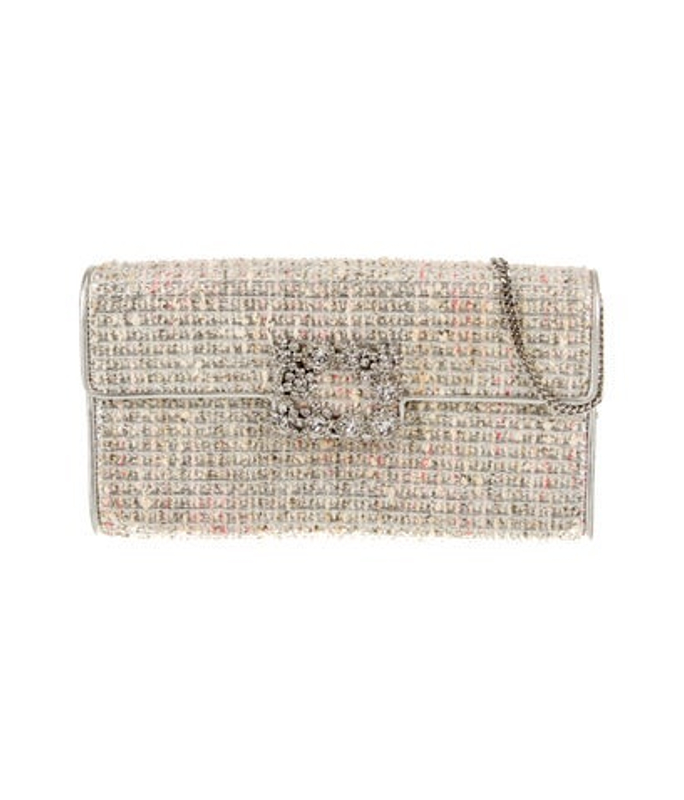 Roger Vivier Vivier Tweed Clutch