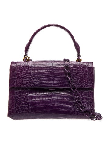 Leather Top Handle Bag