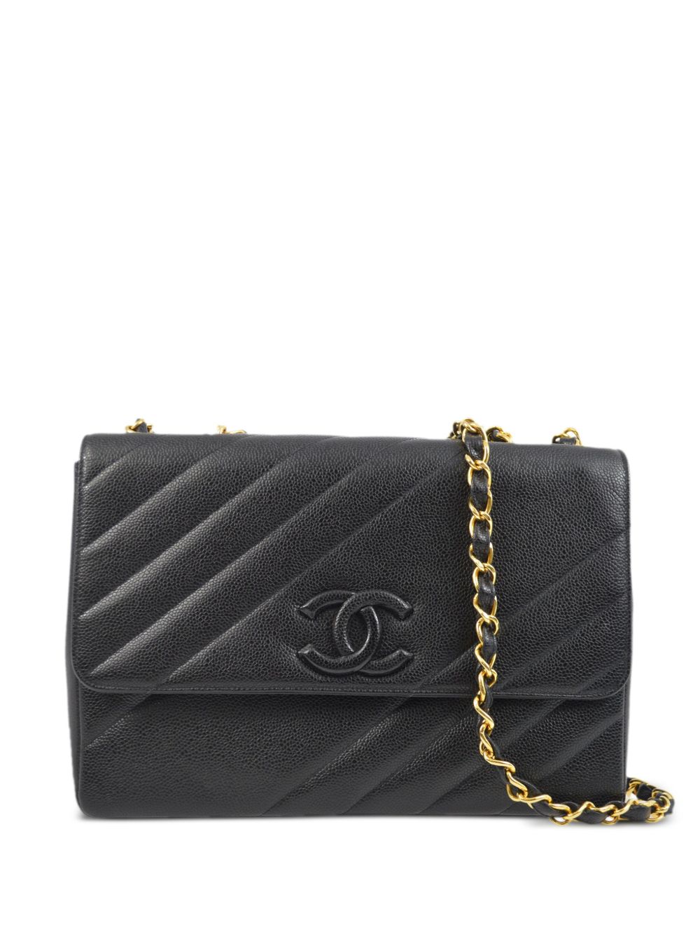 1995 Jumbo Straight Flap shoulder bag