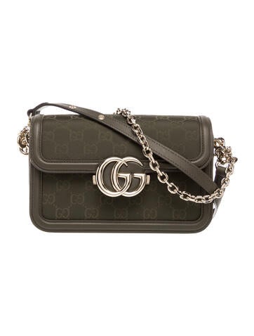 Leather GG Canvas Go