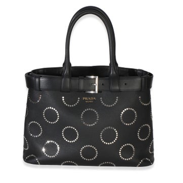 Leather Buckle Bag With Belt Large