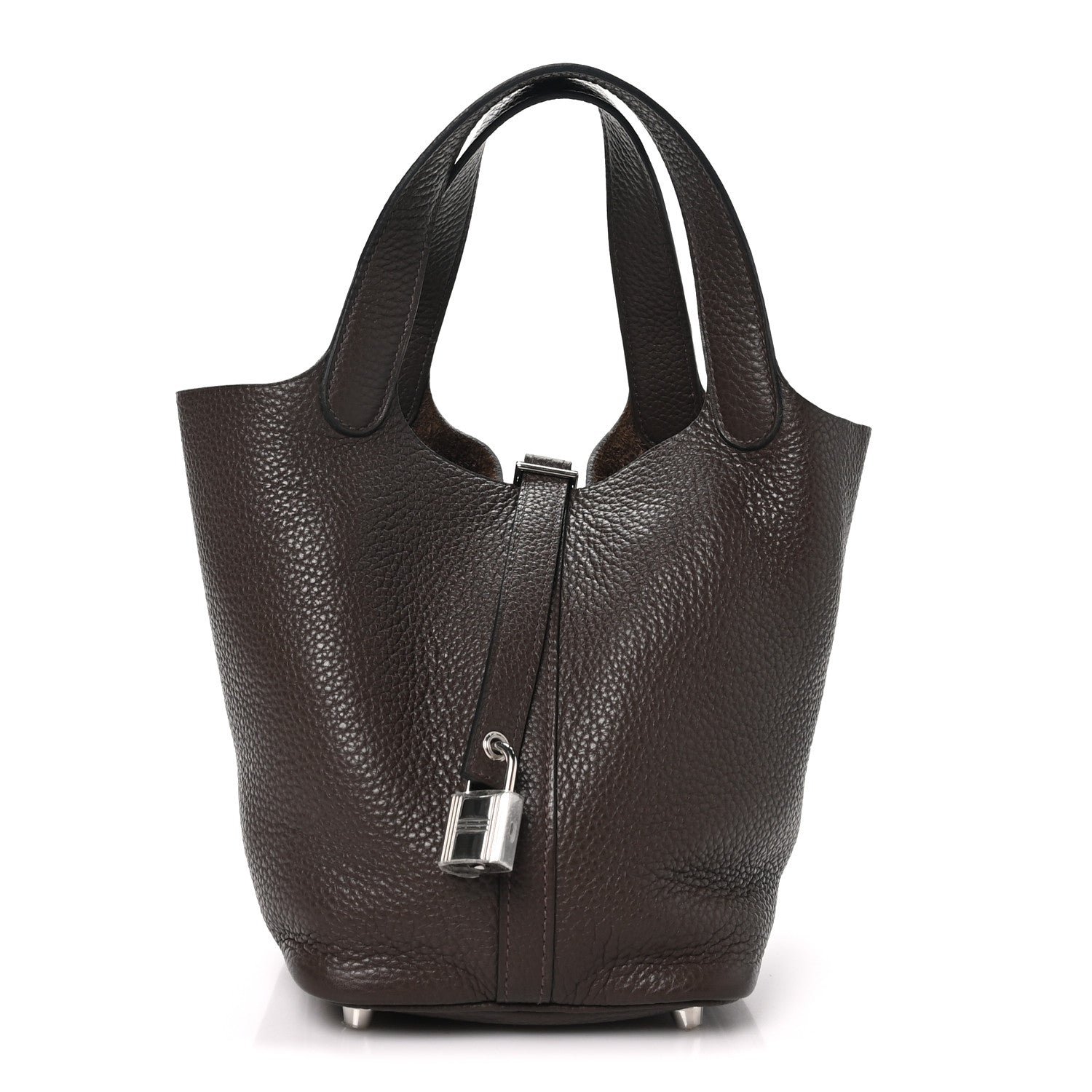 Hermes Taurillon Clemence Picotin Lock 18 PM Cacao