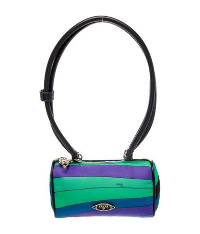 Emilio Pucci Pucci Satin Shoulder Bag