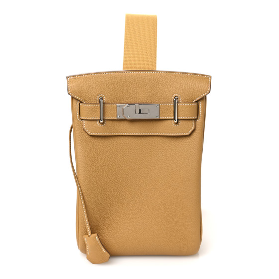 Hermes Togo Hac A Dos PM Backpack Naturel Sable
