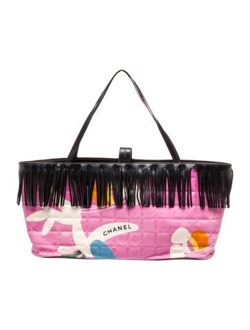 Chocolate Bar Fringe Tote