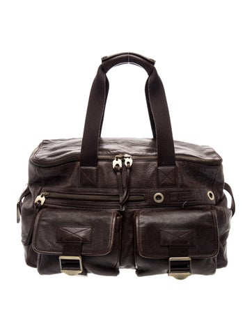 Bally Leather Weekender Bag Vintage