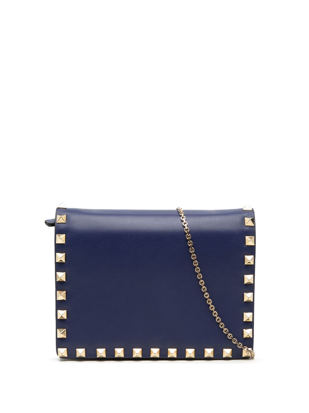 2000-2017 Leather Rockstud Chain Pouch crossbody bag