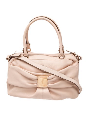 Ferragamo Leather Top Handle Bag