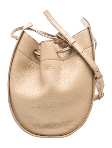 Leather Drawstring Pouch Small