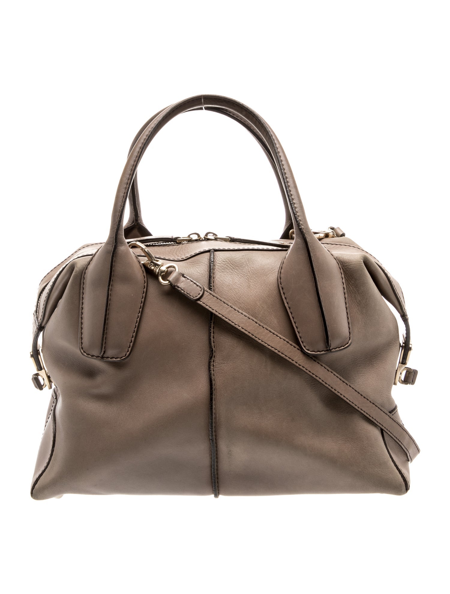 Leather Top Handle Bag