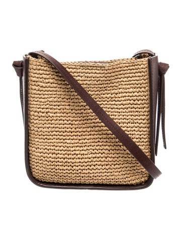 Raffia Crossbody Bag