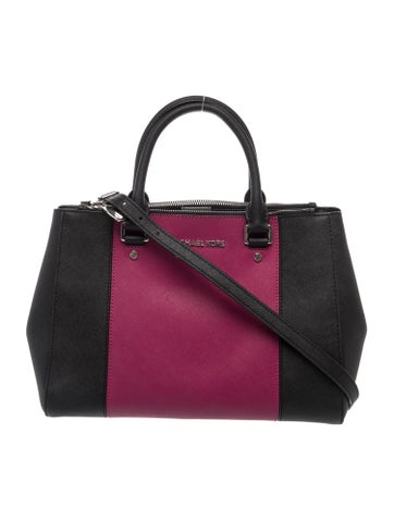 Saffiano Leather Top Handle Bag