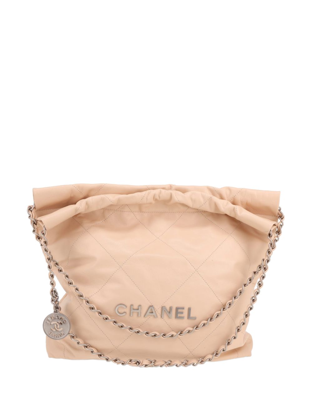 Chanel 22 quilted leather shopping bag