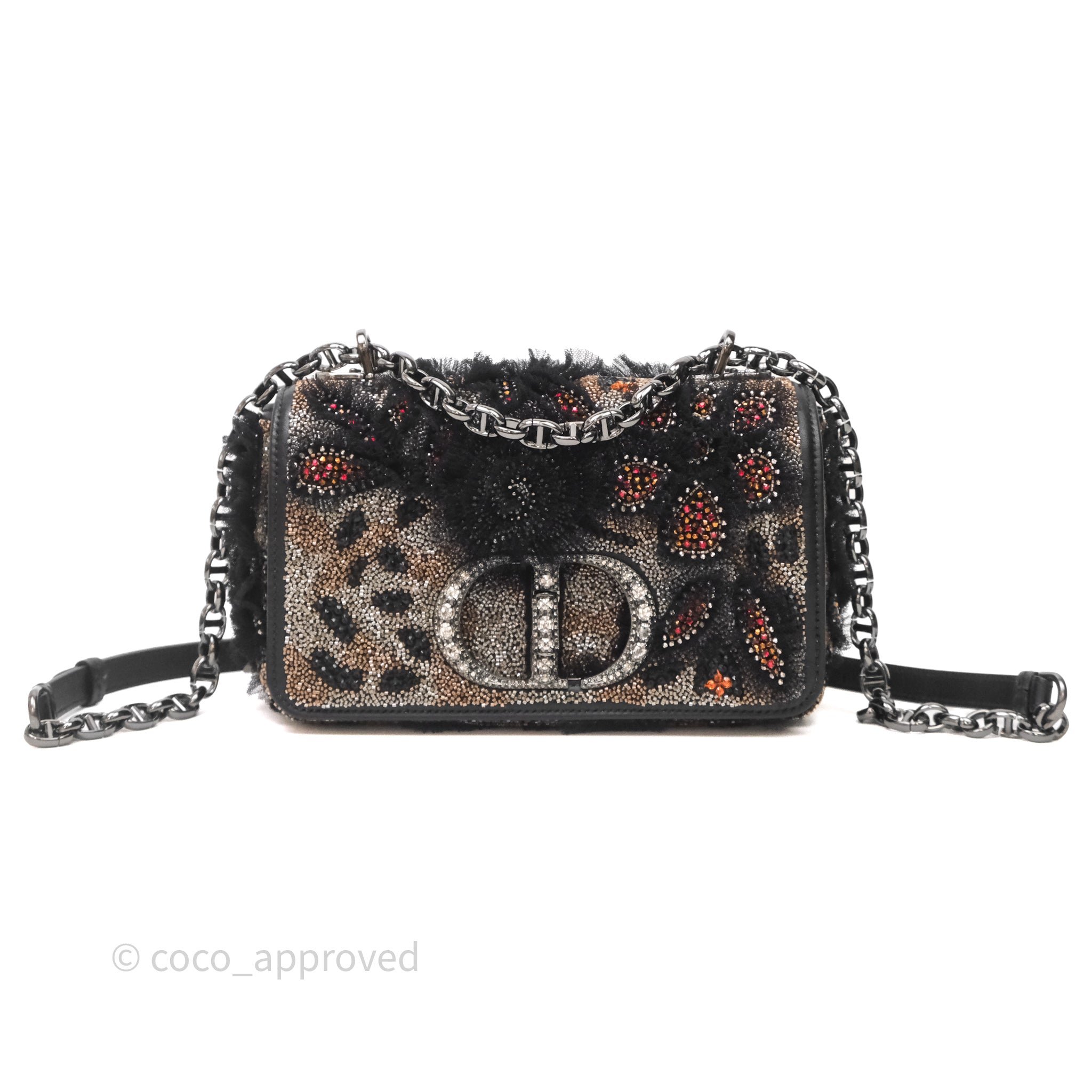 Christian Dior Small Caro Bag Crystal Black/ Multicolor