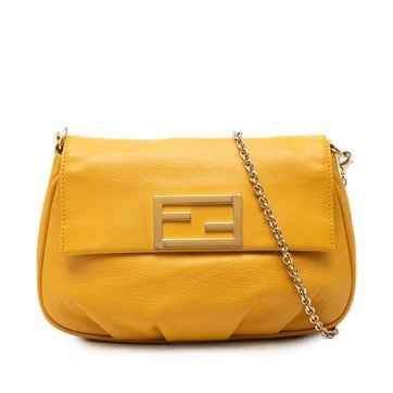Calf Leather Fendista Pochette Crossbody