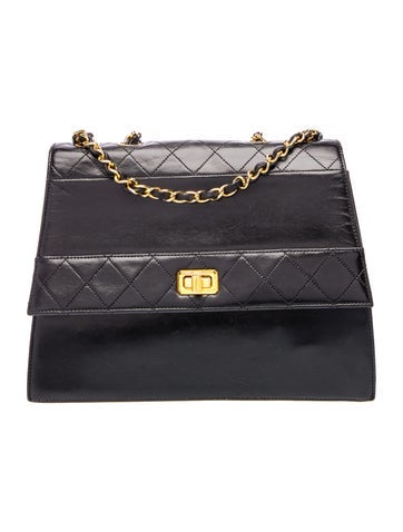 Trapezoid Flap Bag