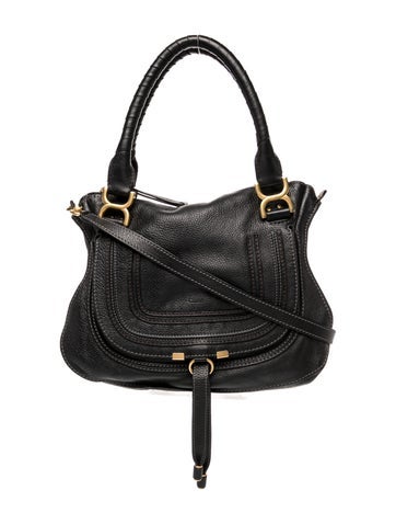 Leather Marcie Shoulder Bag Large Vintage