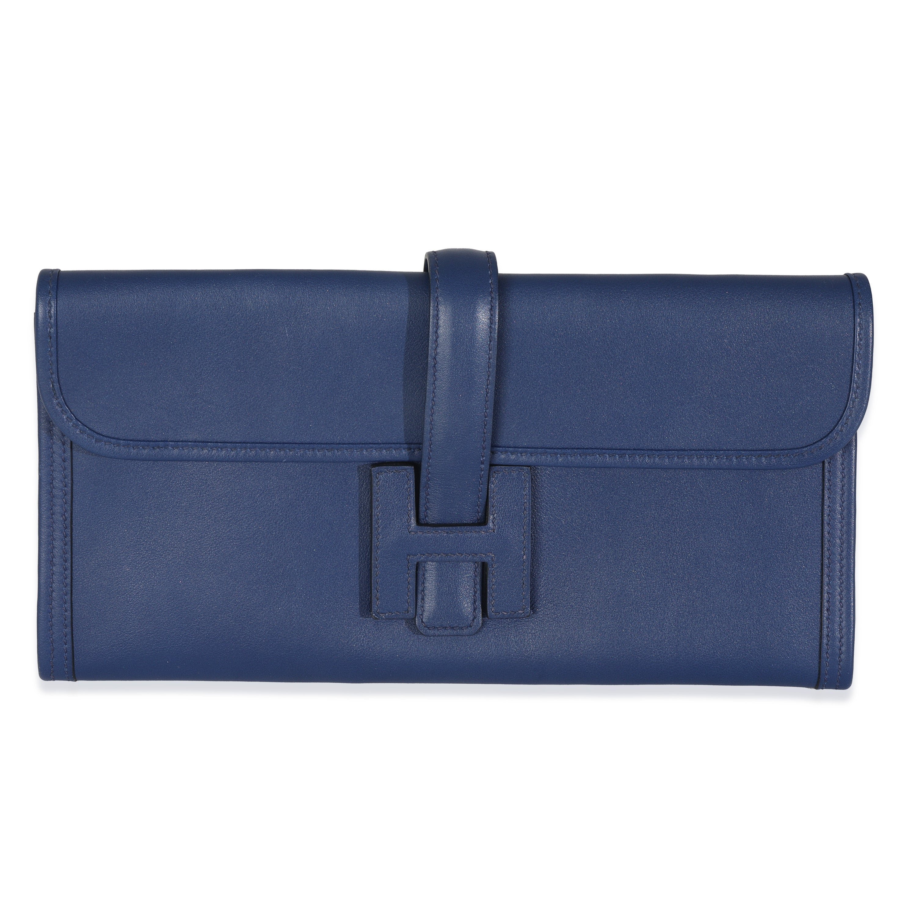 Hermes Bleu Saphir Swift Jige Elan 29
