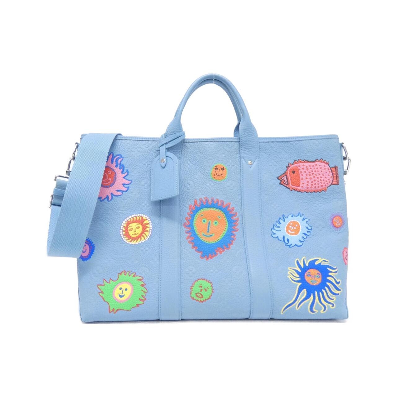 Louis Vuitton Taurillon Clemence Monogram (LV X YK) Weekend Tote M...