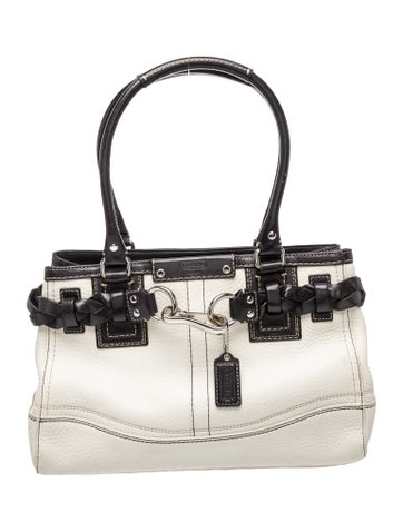 Leather Top Handle Bag
