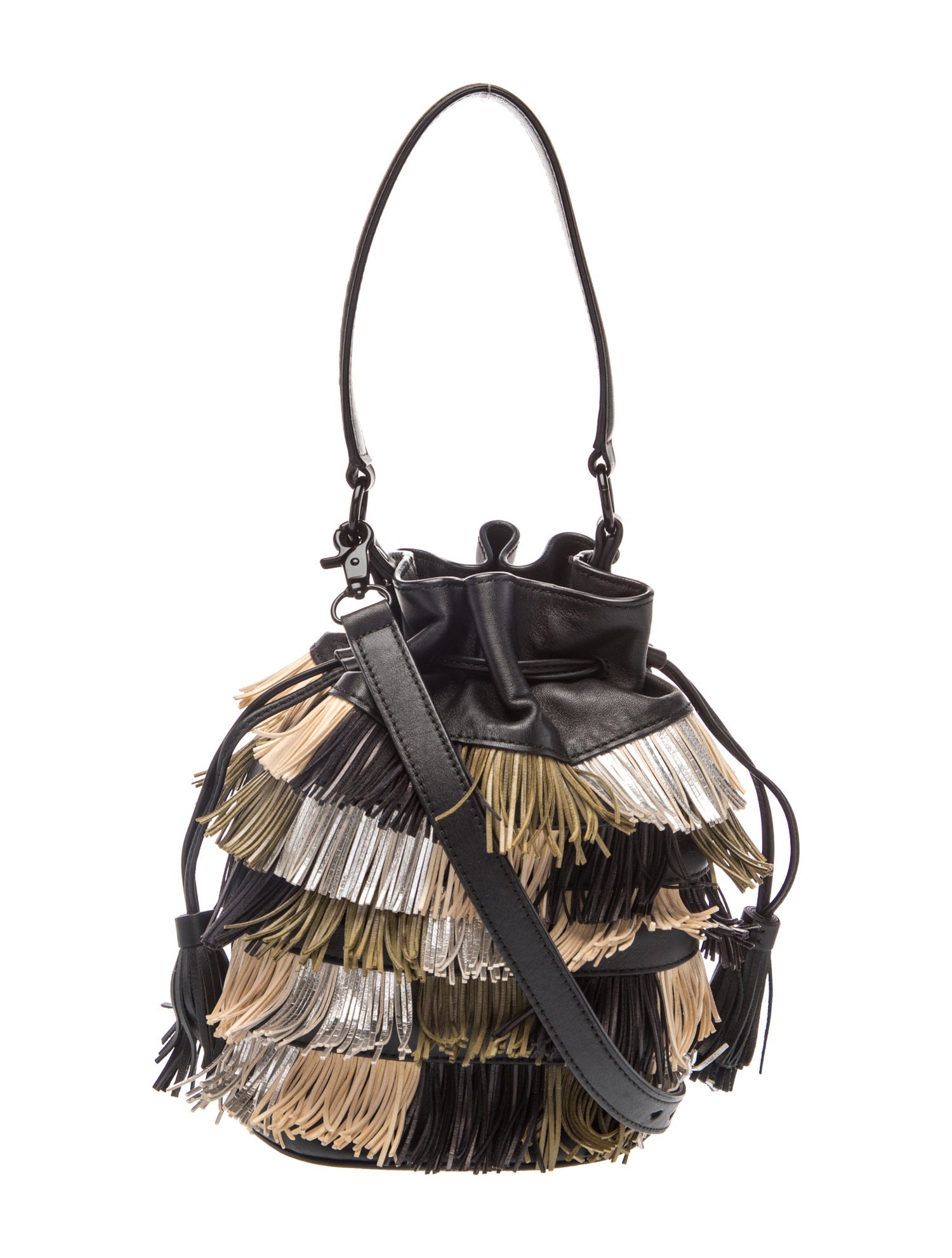 Loeffler Randall Leather Bucket Bag
