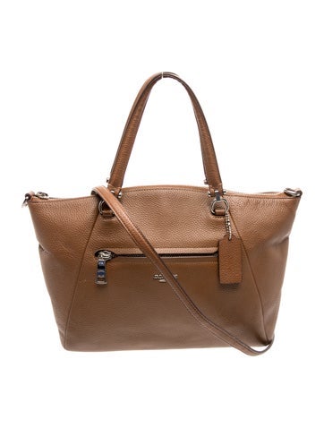 Coach Leather Top Handle Bag