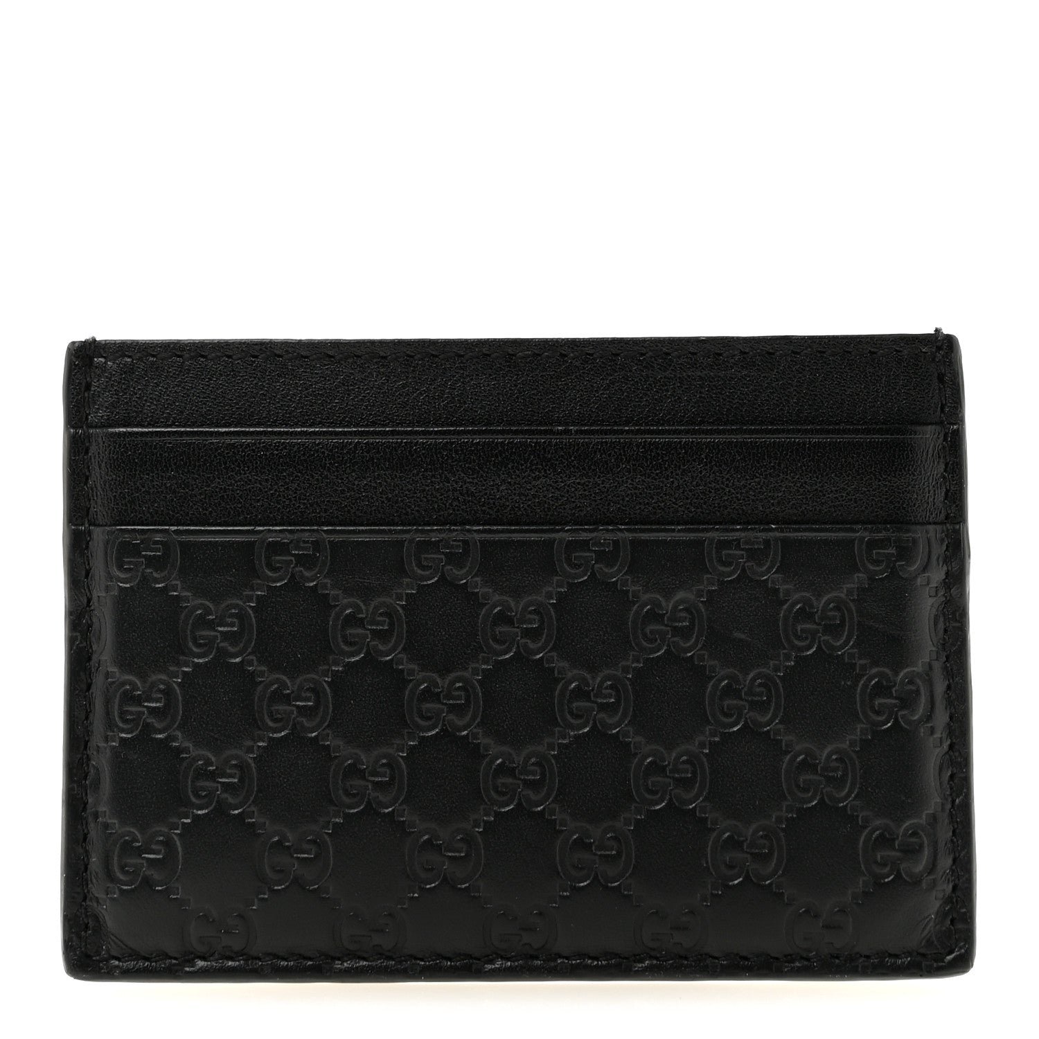 Gucci Microguccissima Card Holder Black