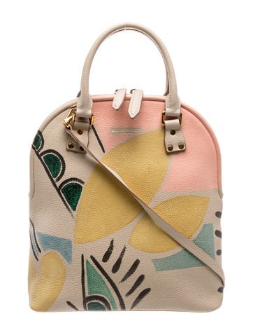 Leather Top Handle Bag