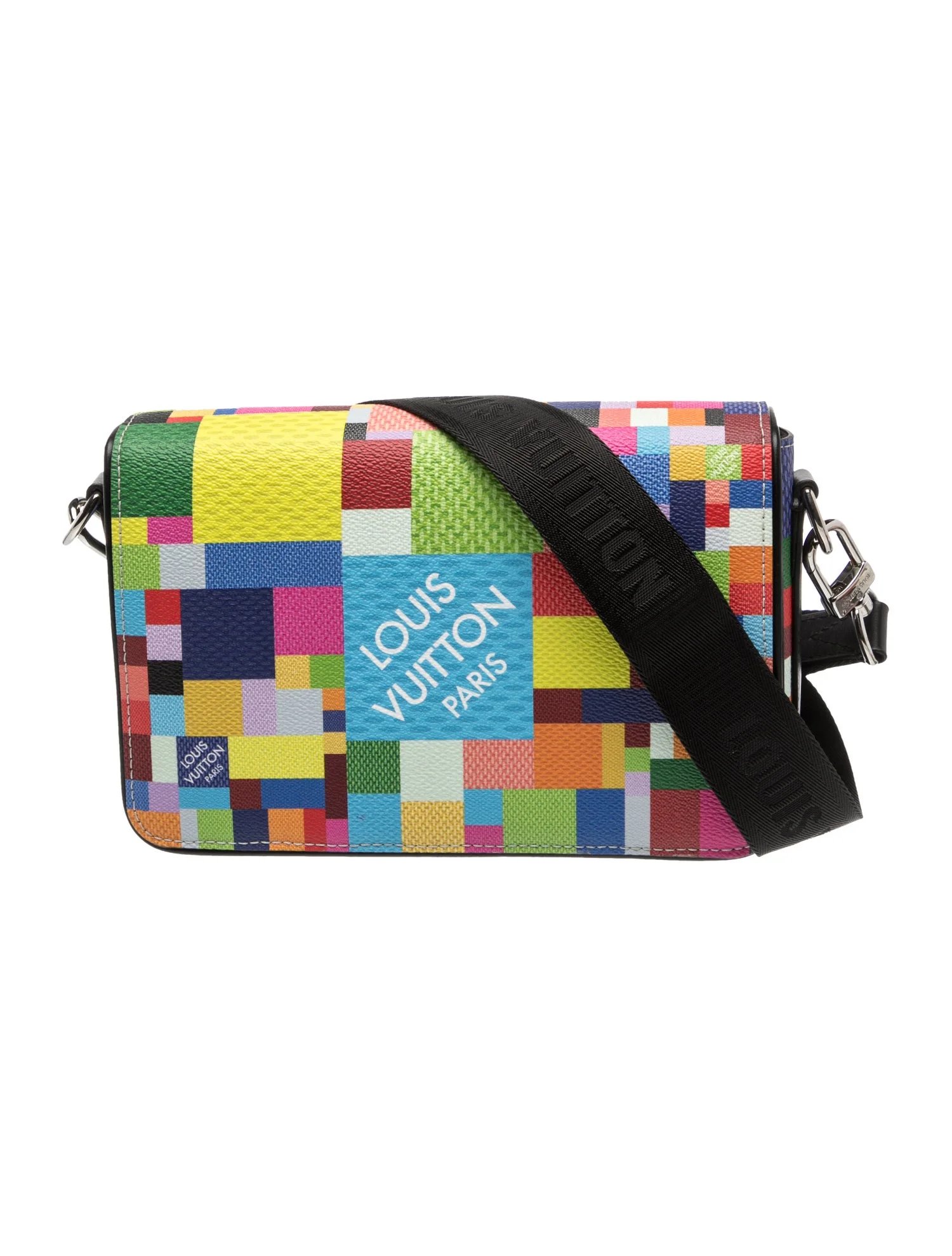 Coated Canvas Crossbody Bag
