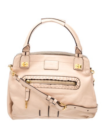 Leather Top Handle Bag