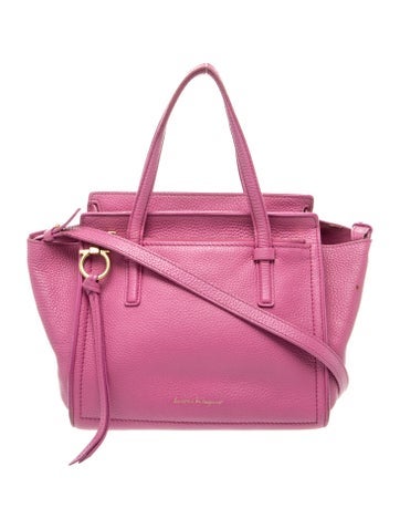 Ferragamo Leather Top Handle Bag