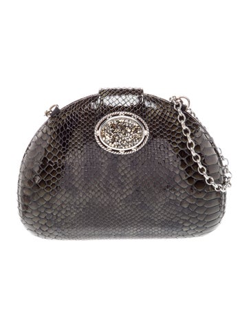 Embossed Leather Minaudière