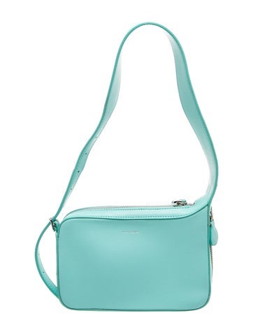 Courreges Leather Messenger Bag