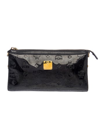 Patent Leather Messenger Bag